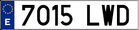 Truck License Plate